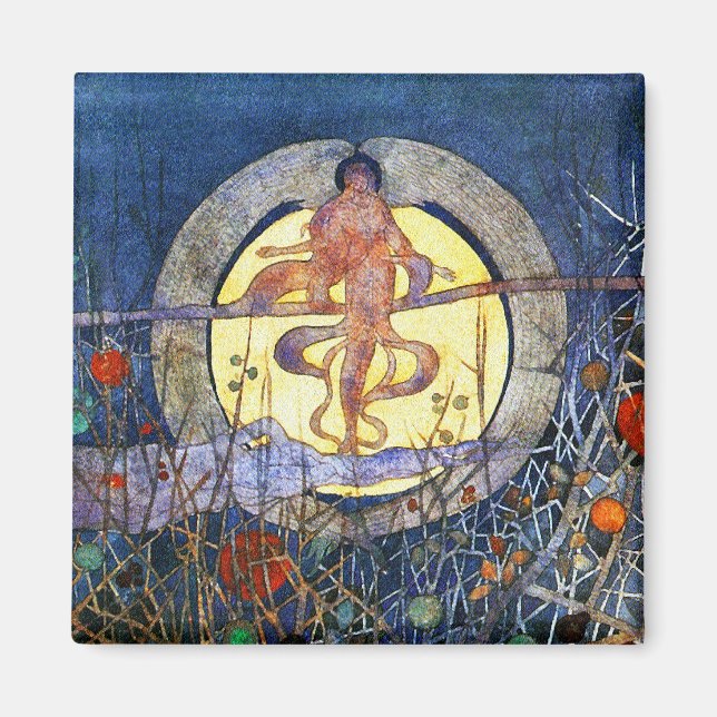 Íman A Lua de Colheita - Charles Rennie Mackintosh (Frente)