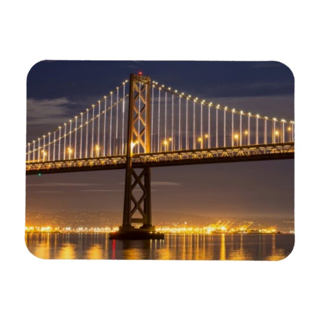 Íman A lua esta noite sobre a ponte de Bay (Horizontal)