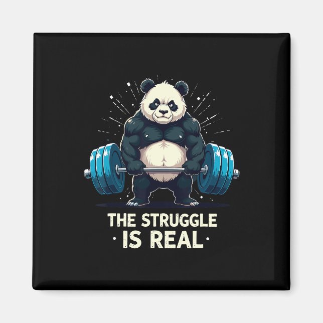 Íman A Luta É Um Motivo Engraçado Para O Egim Panda Wor (Frente)