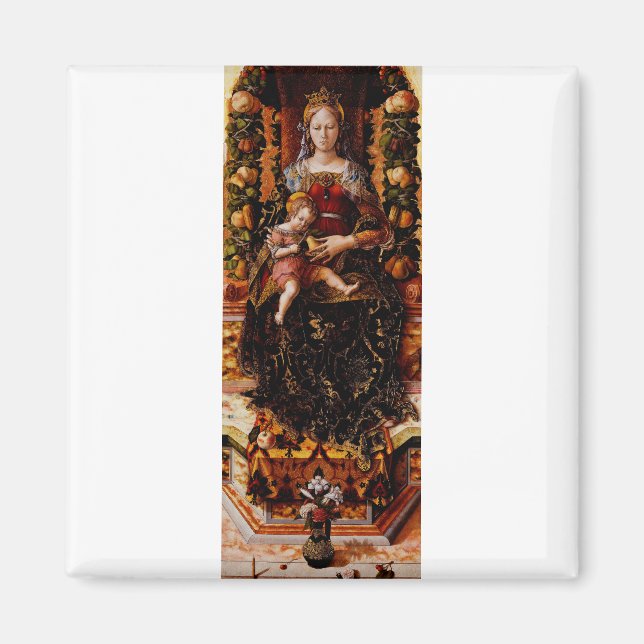 Íman A Madonna della Candeletta de Carlo Crivelli Arte (Frente)