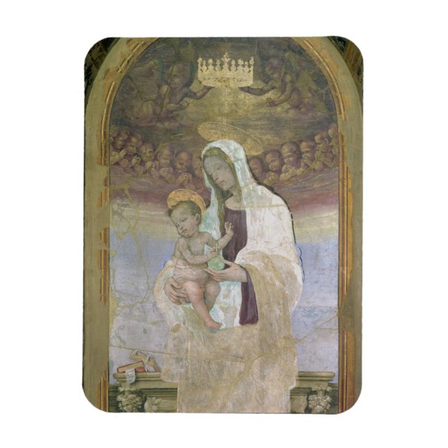 Íman A Madonna e a Criança, um detalhe do Tabernacl (Vertical)