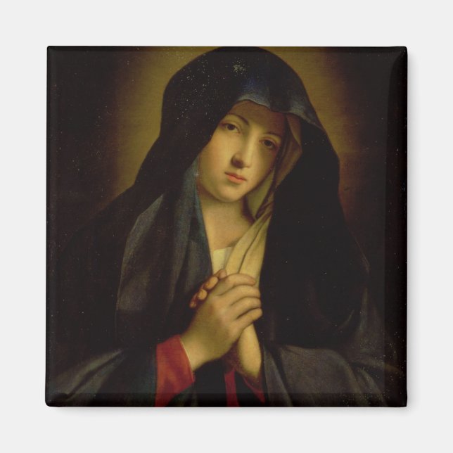 Íman A Madonna na Tristeza (óleo na canvas) (Frente)