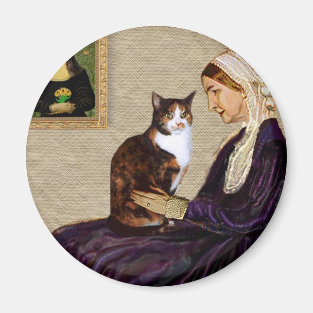 Íman A Mãe de Whistler - Gato malhado (Frente)