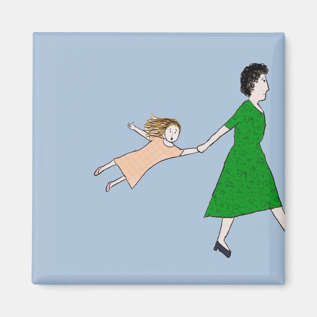 Íman A mãe está no Hurry Magnet (Frente)