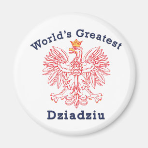 Íman A maior águia vermelha de Dziadziu do mundo
