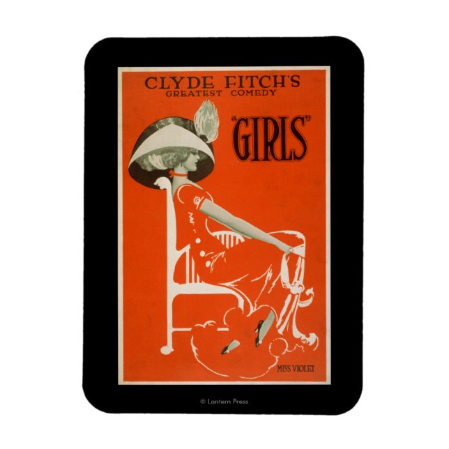 Íman A maior comédia de Clyde Fitch, "Girls" Theater 2 (Vertical)