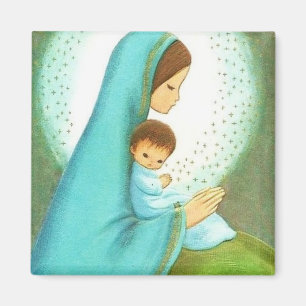 Íman A maioria de meio século bonito Madonna do vintag