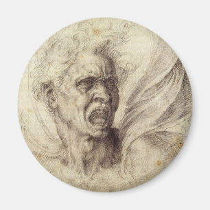 Íman A maldita alma de Michelangelo, chefe de um homem