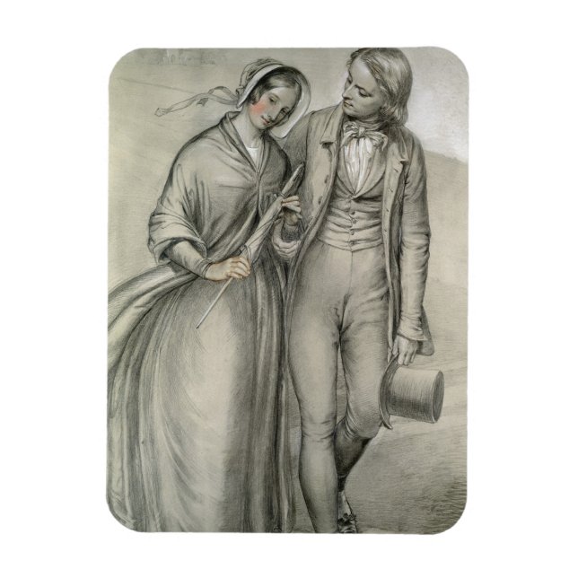 Íman A manhã do casamento - A partida, c.1846 (Vertical)