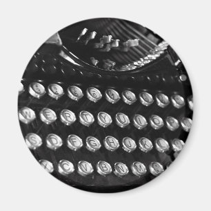 Íman A máquina de escrever velha fecha o ímã