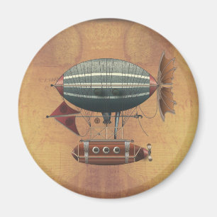 Íman A máquina de vôo de Steampunk do Aleutian do