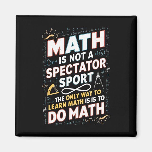 Íman A Matemática Não É Um Esporte Para Espectadores Ma (Frente)