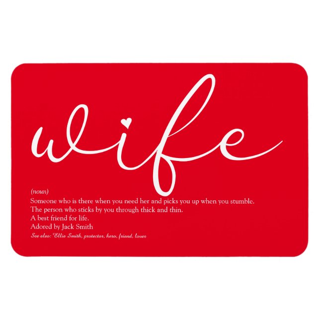 Íman A melhor definição de esposa do mundo (Horizontal)