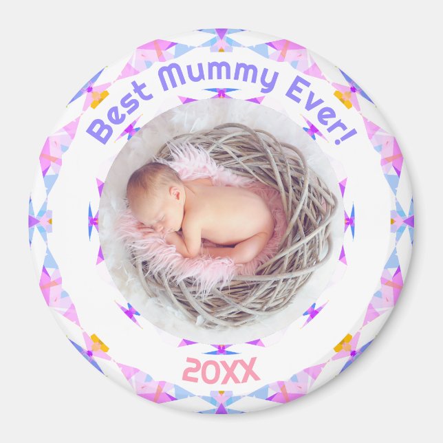 Íman A Melhor Mãe do Dia da Mãe Nunca Mais Bebê Dotada  (Frente)