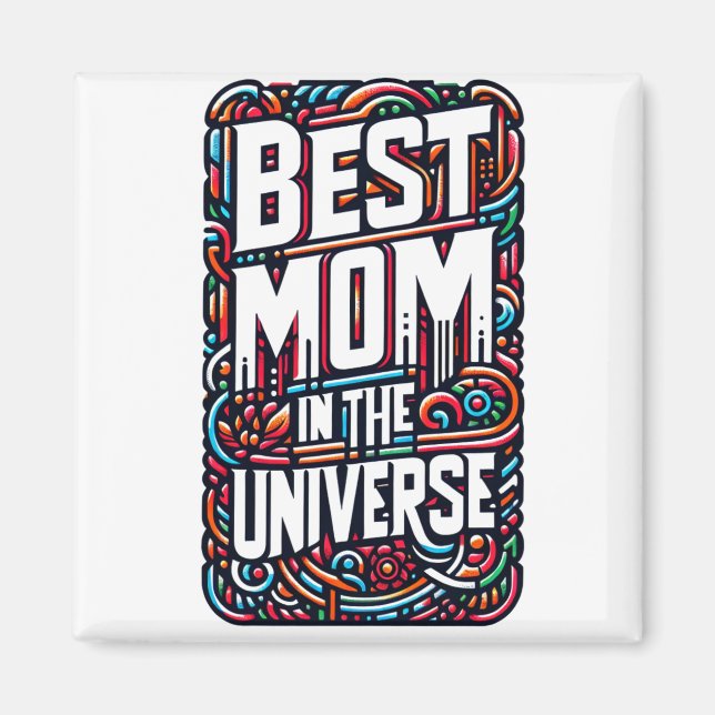 Íman A melhor mãe do Universo Magnet (Frente)