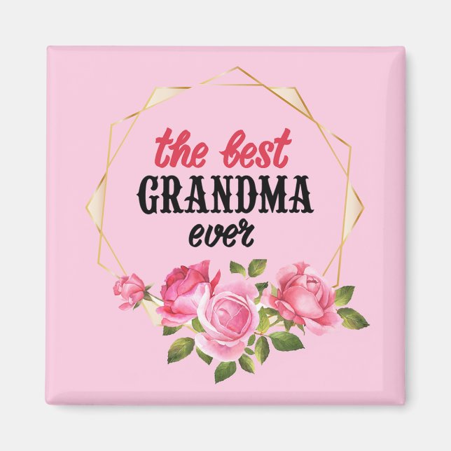 Íman A melhor vovó de sempre (Frente)