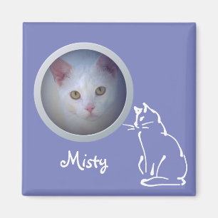 Íman A memória do gato adiciona uma foto - memorial