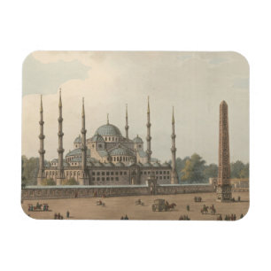 Íman A Mesquita Azul de Sultan Ahmed, Istambul, Turquia