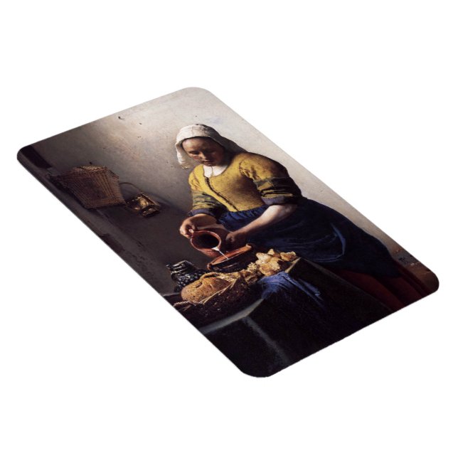 Íman A Milkmaid de Johannes Vermeer (Lado Direito)
