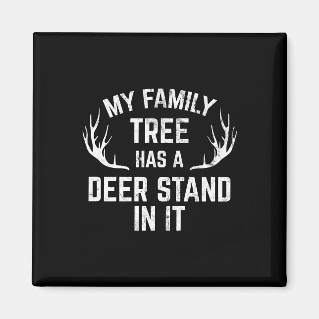 Íman A Minha Árvore Familiar Tem Um Deer Em Caça Ao Pre (Frente)