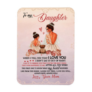 Íman À Minha Filha Presente, Filha E Mãe, Carta De Am