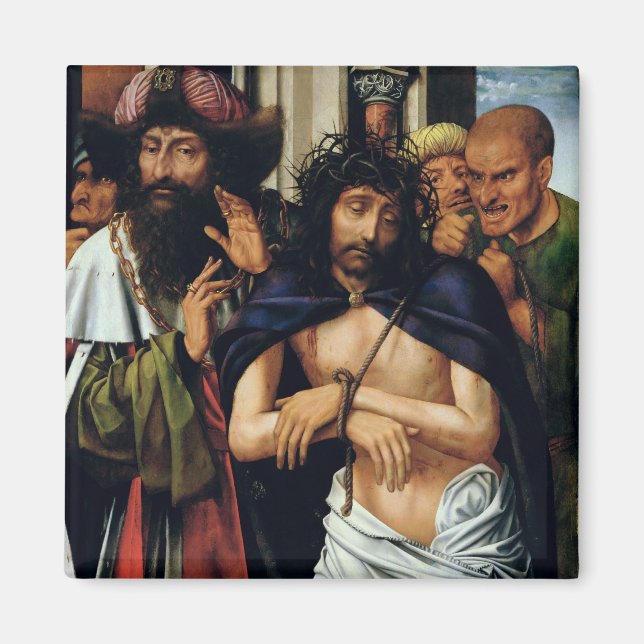 Íman A Mocking do Cristo (óleo no painel) (ver 165461 f (Frente)