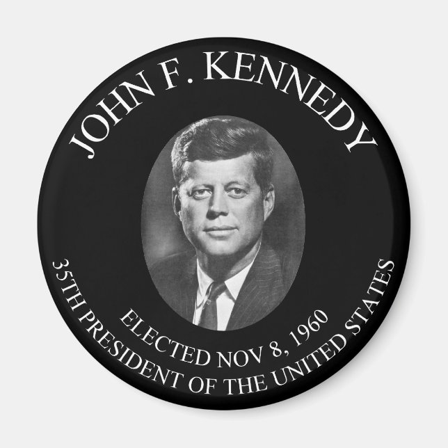 Íman A MOEDA Presidencial JOHN F. KENNEDY ............ (Frente)