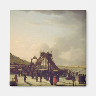 Íman A montanha-russa da Neva na Rua.