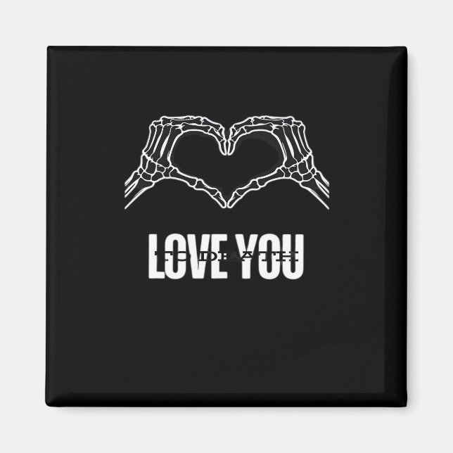 Íman À Morte - Mãos Cardíacas De Esqueleto Clássicas (Frente)