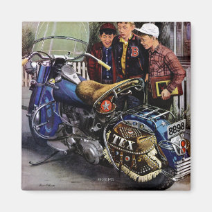 Íman A motocicleta de Tex