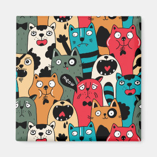 Íman A multidão de gatos