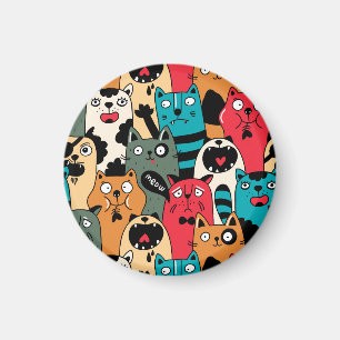 Íman A multidão de gatos