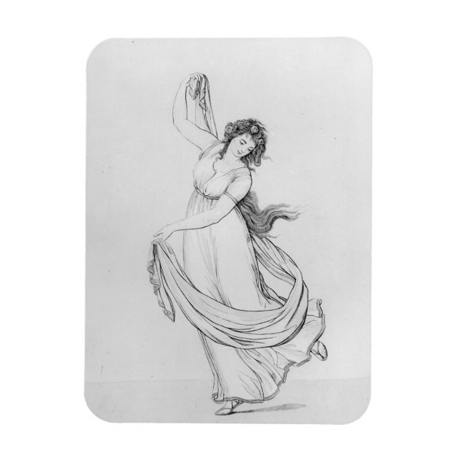 Íman A Musa da Dança, Prata VI de Lady Hamilton (Vertical)