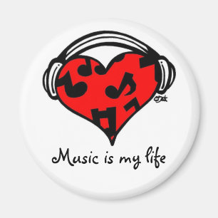 Íman A música é meu vida-Ímã