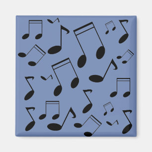 Íman A música nota o preto
