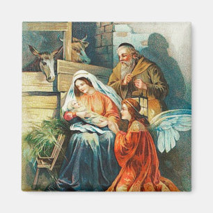 Íman A Natividade Vintage Magnet