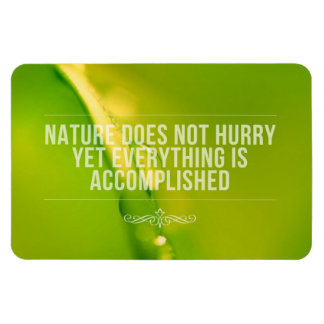 Íman A Natureza Não Se Apressa | Cotação Inspirativa