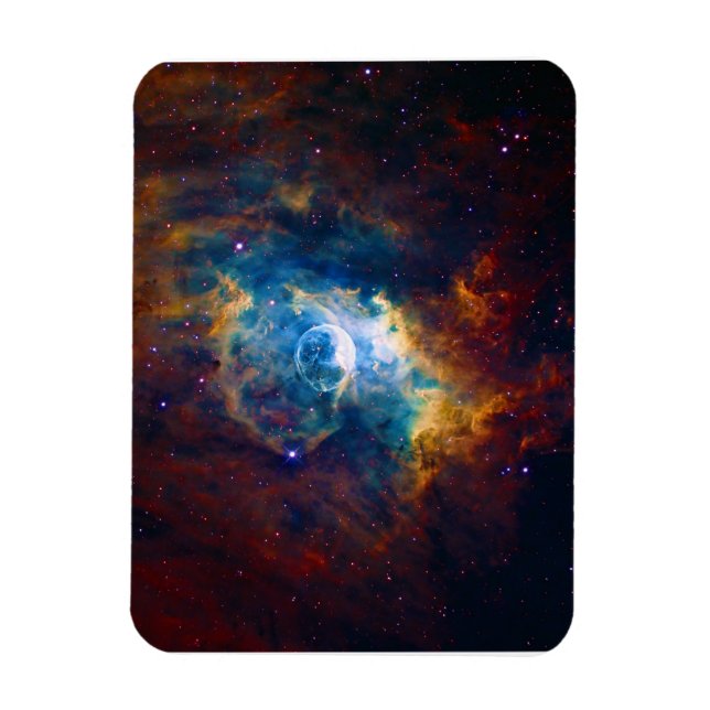 Íman A Nebulosa da Bolha NGC 7635 Sem Nitidez 162 (Vertical)