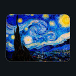 Íman A Noite Estrelada de Vincent Van Gogh<br><div class="desc">Vincent Van Gogh Na Noite Estrelada. Esta é uma antiga obra-prima do pintor mestre holandês Vincent Van Gogh. Esta pintura de paisagem artística fina tem uma cor bela,  vibrante e saturada. Vincent Van Gogh era um pintor impressionista holandês. Esta imagem está no dominio público</div>
