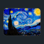 Íman A Noite Estrelada de Vincent Van Gogh<br><div class="desc">Vincent Van Gogh Na Noite Estrelada. Esta é uma antiga obra-prima do pintor mestre holandês Vincent Van Gogh. Esta pintura de paisagem artística fina tem uma cor bela,  vibrante e saturada. Vincent Van Gogh era um pintor impressionista holandês. Esta imagem está no dominio público</div>