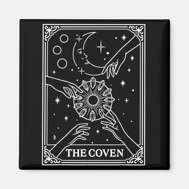 Íman A Noiva do Coven Bach Crew Casamento Gótico (Frente)