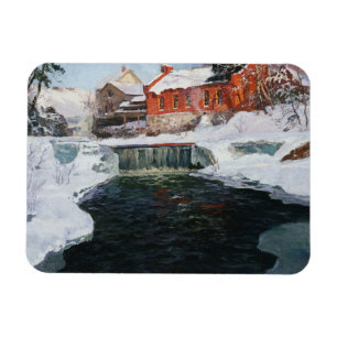 Íman A nova fábrica em Lillehammer, Thaulow, Frits