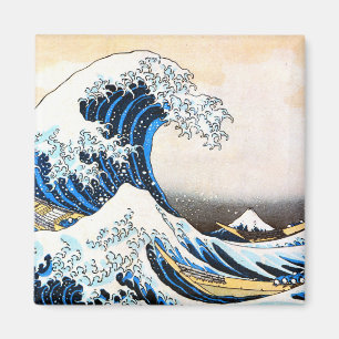 Íman A onda de Excelentes de Kanagawa, Hokusai