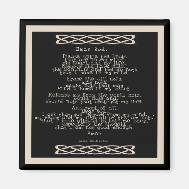 Íman A oração dos nós (Frente)