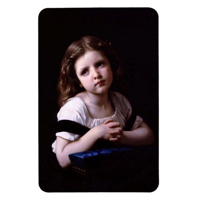Íman "A Oração" por William-Adophe Bouguereau Magnet (Vertical)