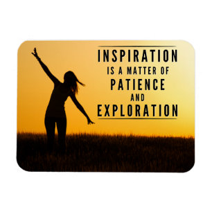 Íman A paciência da inspiração - motivacional