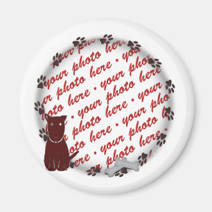 Íman A Pata do Cão Imprime o Quadro de Fotos