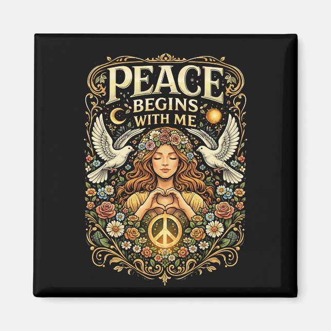 Íman A Paz Começa Dentro (Frente)