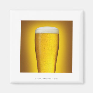 Íman A pinta da cerveja com spritz