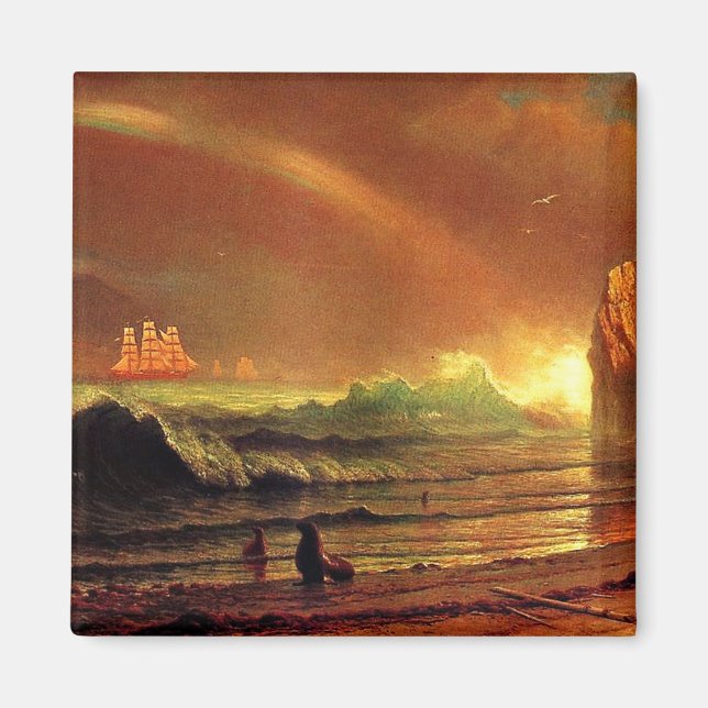 Íman A pintura de Albert Bierstadt, A Porta do Ouro (Frente)